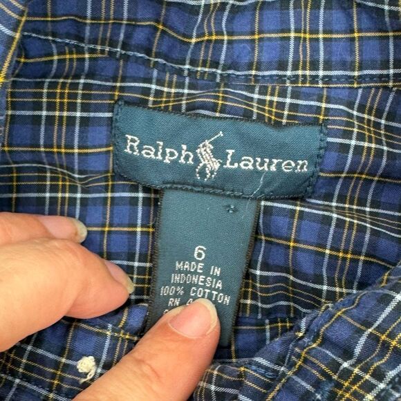 Ralph Lauren Plaid Long Sleeve Button Down Shirt Bundle - Picture 10 of 10